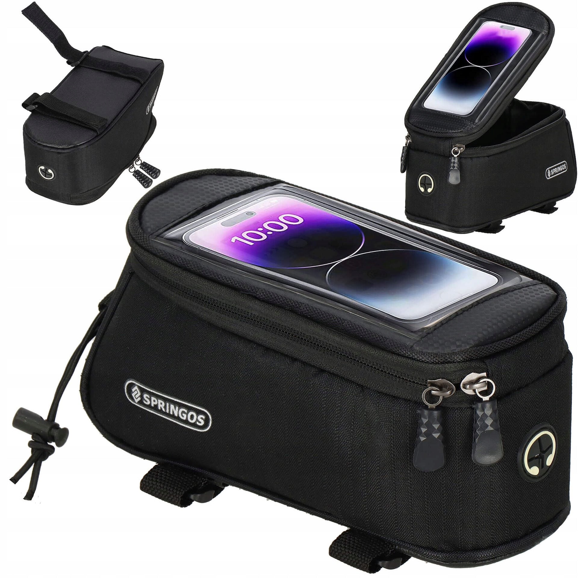 POUCH BAG BIKE HOLDER FRAME BIKE RACK PHONE WATERPROOF