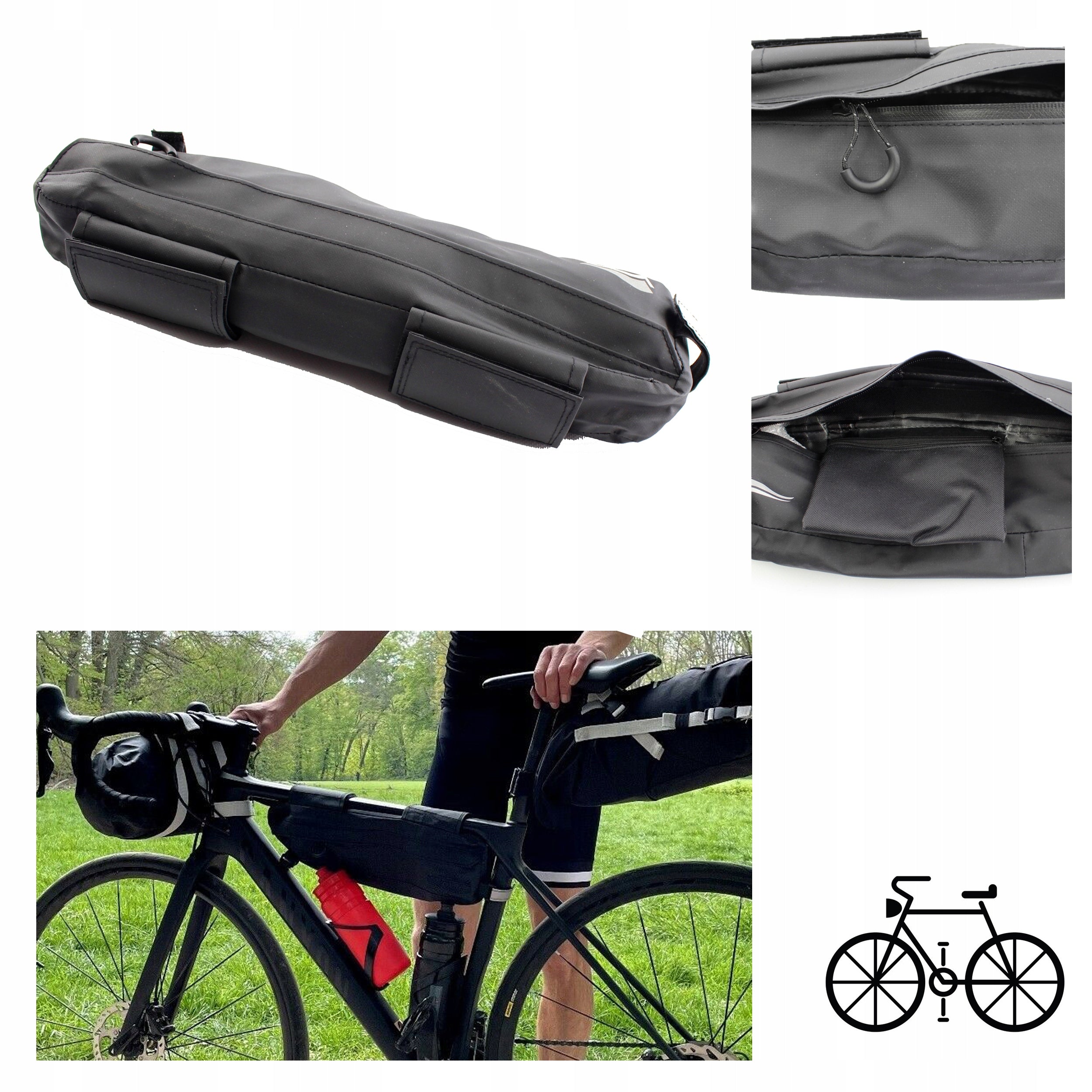 POUCH BICYCLE FRAME BAG WATERPROOF DRY BAG
