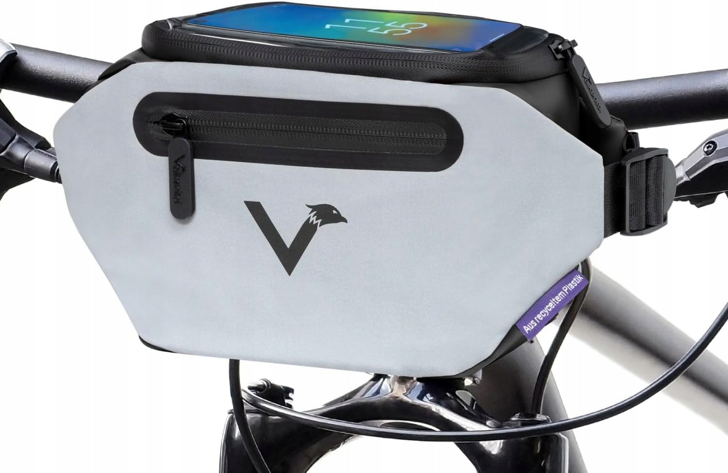 POUCH FRONT HANDLEBAR BIKE BAG 3in1 WATERPROOF