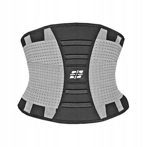 POWER-SYSTEM BAND GYM BELT CORSET WAIST SHAPER-GREY-L/XL