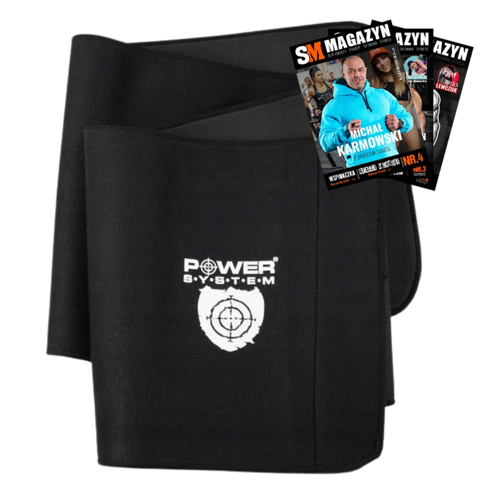 POWER SYSTEM BELT WT PRO 4001 NEOPRENE SLIMMING BLACK