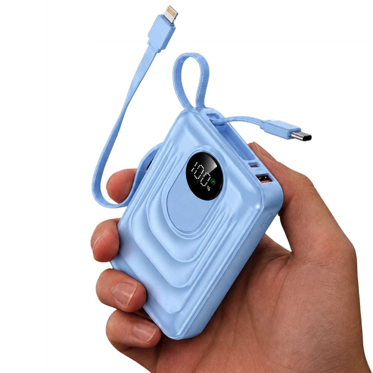 POWERBANK 20000mAh VOPTIX CK-059 22.5W LCD CABLES iPhone Android PD AIRPLANE