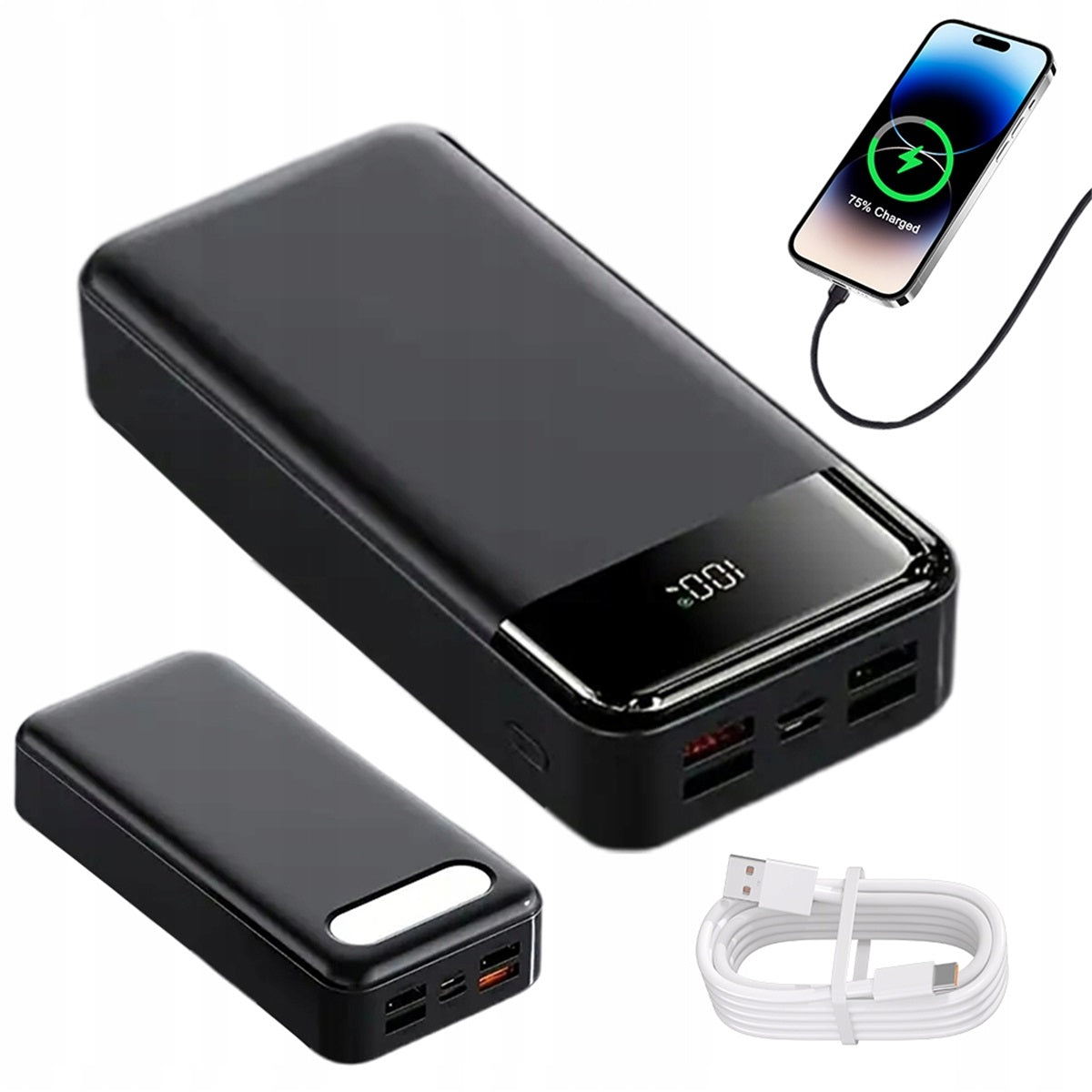 POWERBANK 50000MAH WITH FAST CHARGING 22.5W PD FOR TRAVEL Battery capacity 50000 mAh