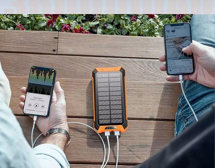 POWERBANK CHARGER SOLAR 30000mAh CHARGER INDUCTION LED FLASHLIGHT 6x USB Manufacturer code WEP813