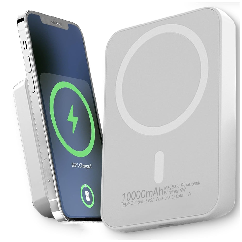POWERBANK MAGSAFE 10000mAh WIRELESS MAGNETIC USB-C CABLE FOR IPHONE
