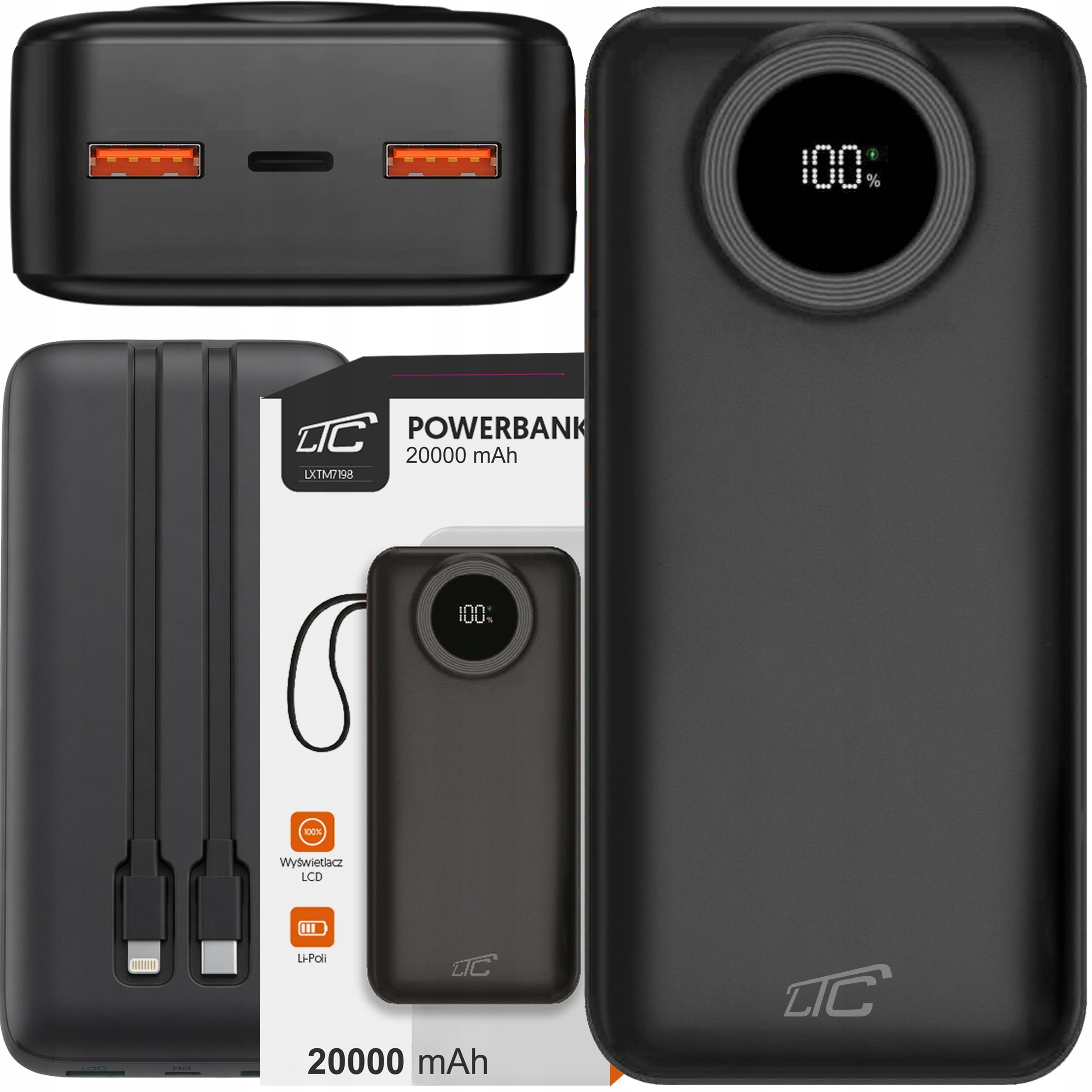 POWERBANK QC 20000MAH FAST CHARGING 20W STRONG USB-C PD POWER BANK