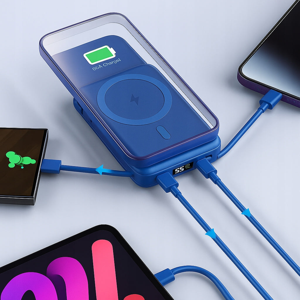 POWERBANK USB-C POWE USB IPHONE QC FAST CHARGING POWERFUL 10000mAh Manufacturer code Powerbank 10000mAh MagSafe