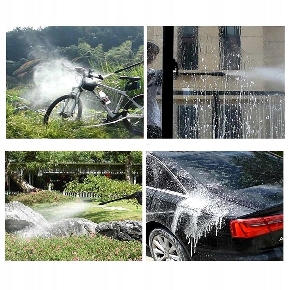 POWERFUL 1500W CORDLESS PRESSURE WASHER WITH 2 BATTERIES Operating pressure 30 bar