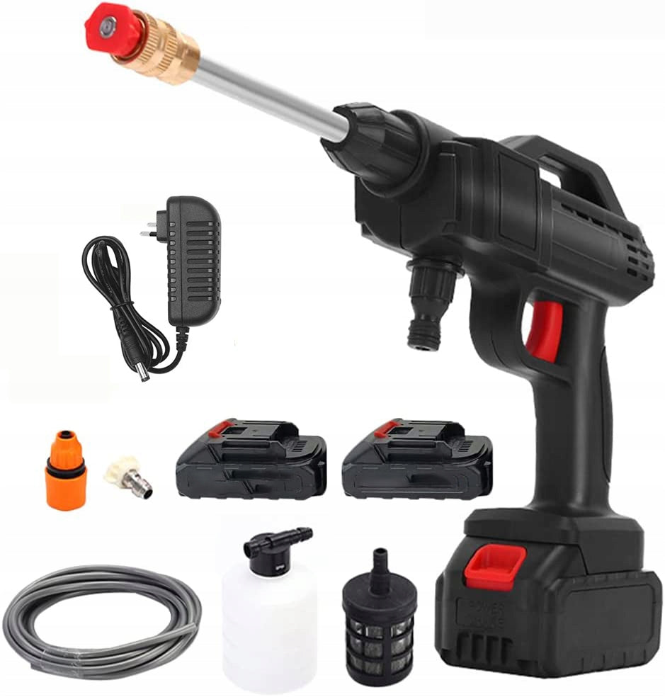 POWERFUL 1500W CORDLESS PRESSURE WASHER WITH 2 BATTERIES