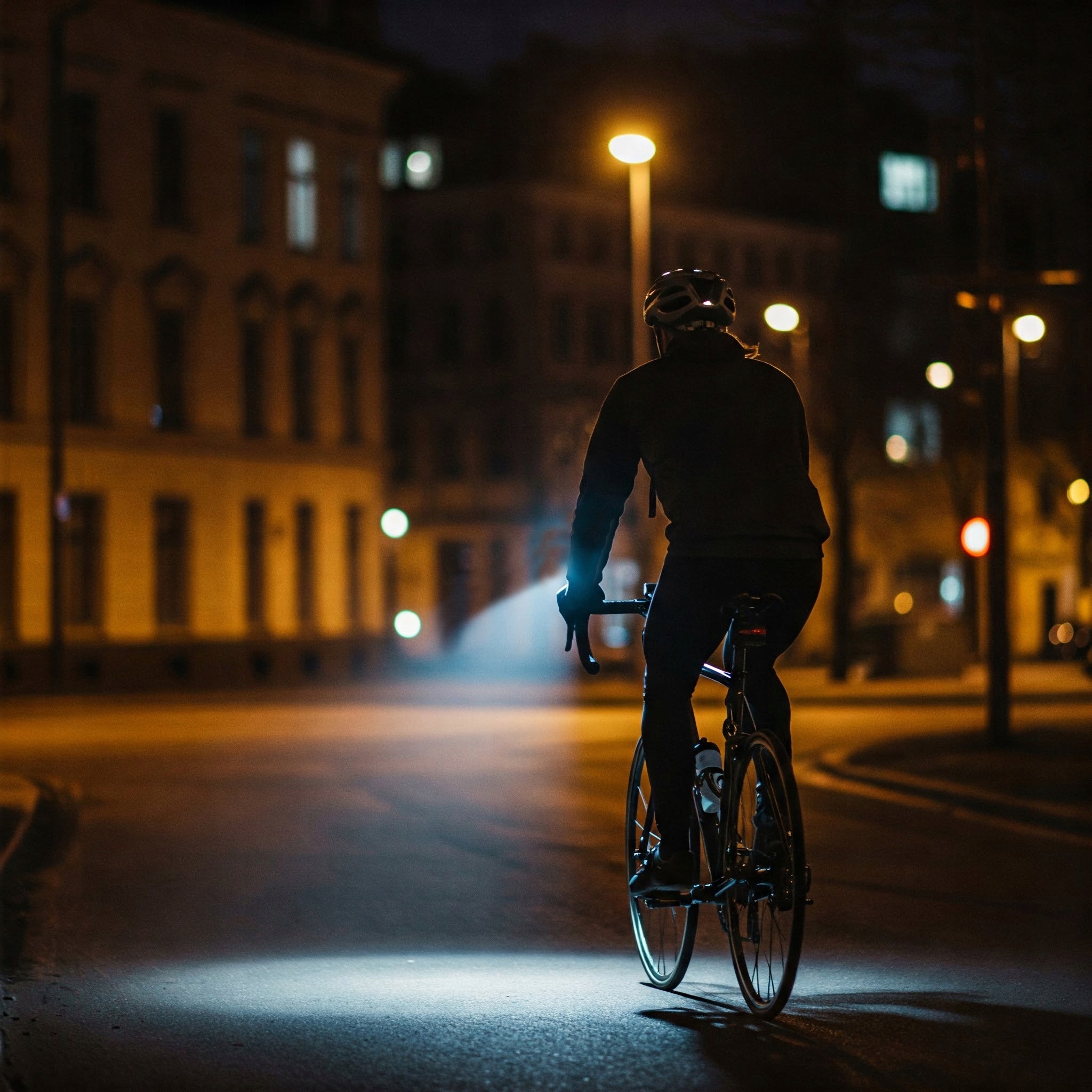 POWERFUL 2x LED FRONT SOLAR BIKE LIGHT FOR USB-C BATTERY 3 MODES Color black