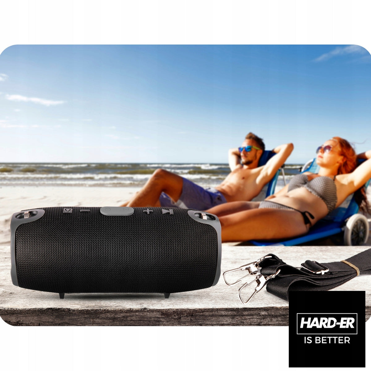 POWERFUL 40W BLUETOOTH WIRELESS BOOMBOX SPEAKER PORTABLE WITH FM RADIO Manufacturer code 590667020600