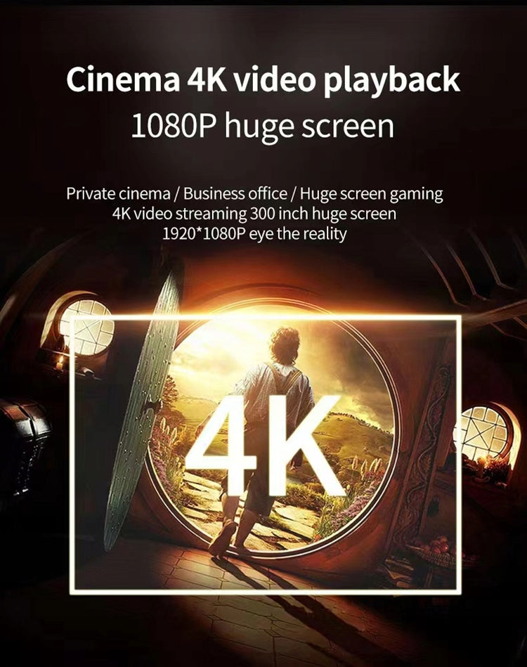 POWERFUL 4K PROJECTOR SMART TV BOX ANDROID Built-in JBL Wi-Fi Speaker Manufacturer code PR04