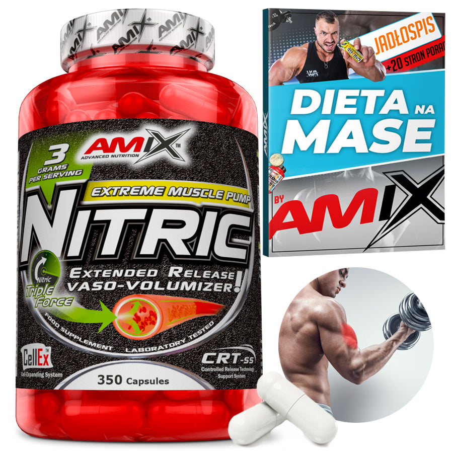 POWERFUL ARGININE + CITRULLINE IN CAPSULES Pump! Conditioners for pump Amix Nitric