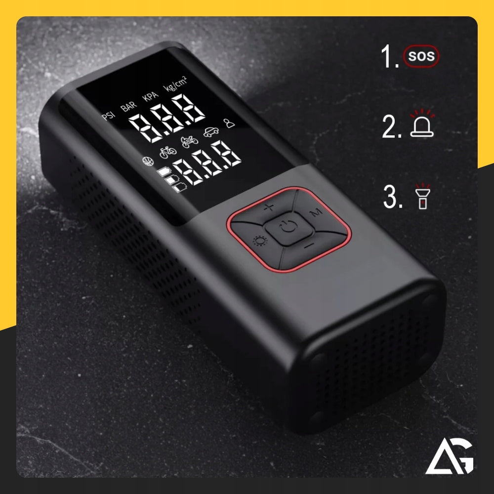 POWERFUL BICYCLE COMPRESSOR CAR BATTERY PUMP COMPRESSOR UP TO 80W Packaging status original