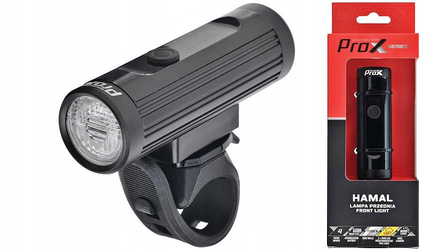 POWERFUL BICYCLE LIGHT PROX HAMAL LAMP FRONT 600Lm 2600mAh USB