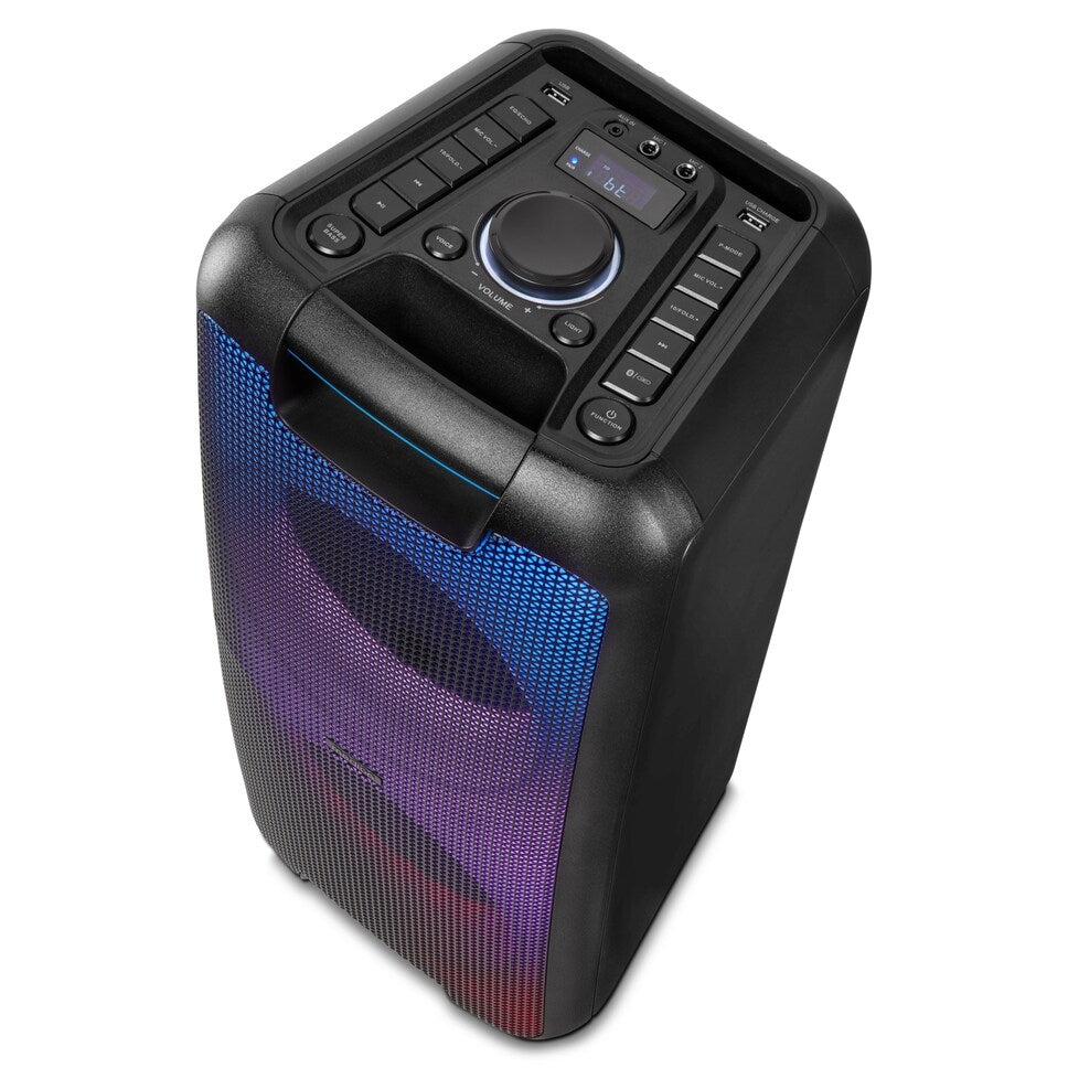 POWERFUL BLUETOOTH PORTABLE SPEAKER WIRELESS PARTY KARAOKE LED Brand Medion