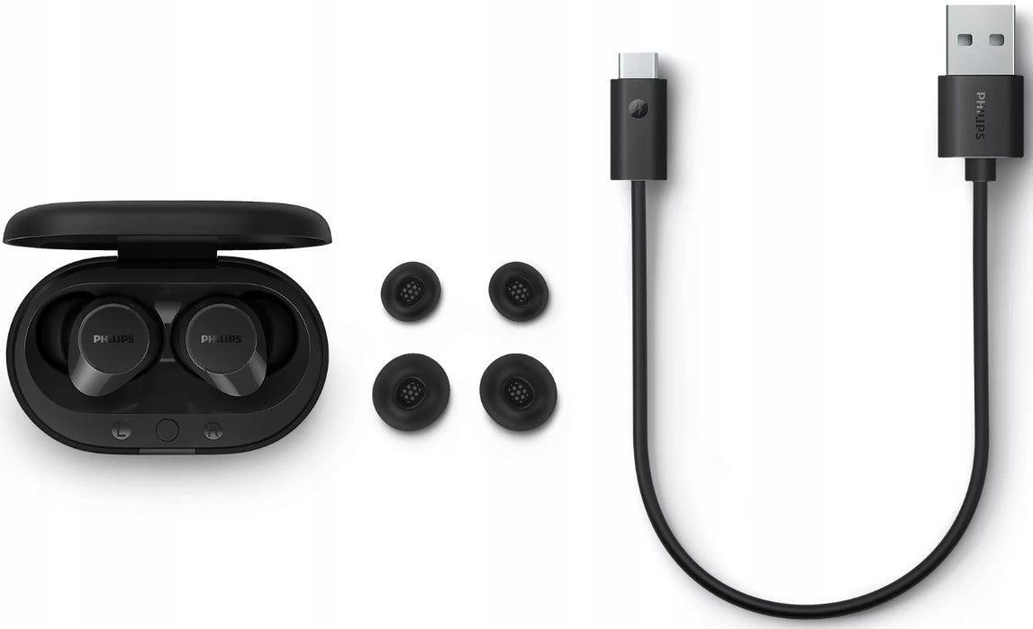 POWERFUL BLUETOOTH Wireless In-Ear Headphones Black Philips QUALITY Model TAT1209