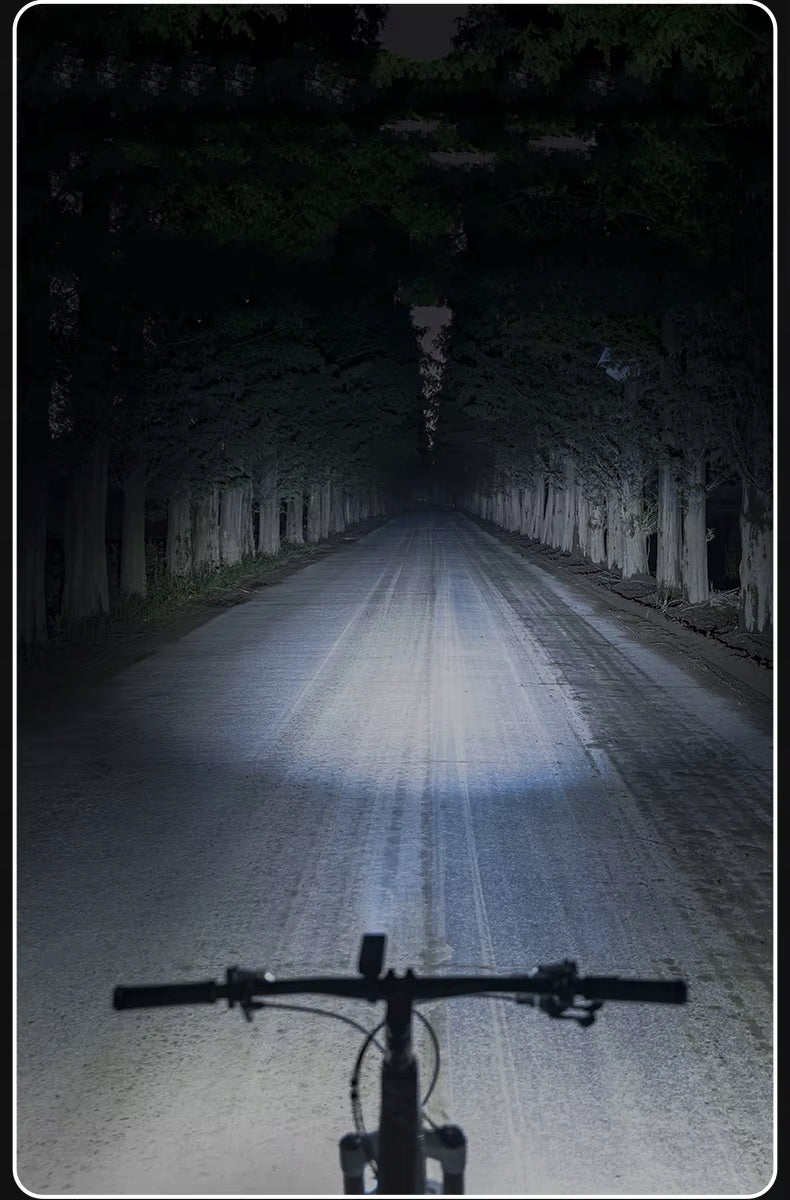 POWERFUL BRIGHT FRONT BIKE LIGHT WITH DUSK SENSOR 260 LM 1500mAh Model ROCKBROS Smart Light Senor