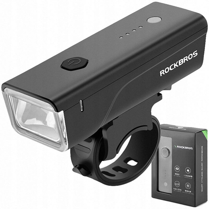 POWERFUL BRIGHT FRONT BIKE LIGHT WITH DUSK SENSOR 260 LM 1500mAh