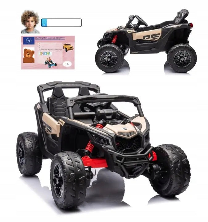 POWERFUL BUGGY Can-am FOR KIDS BATTERY 4x200W 24V 5Ah 4x4 LED REMOTE CONTROL