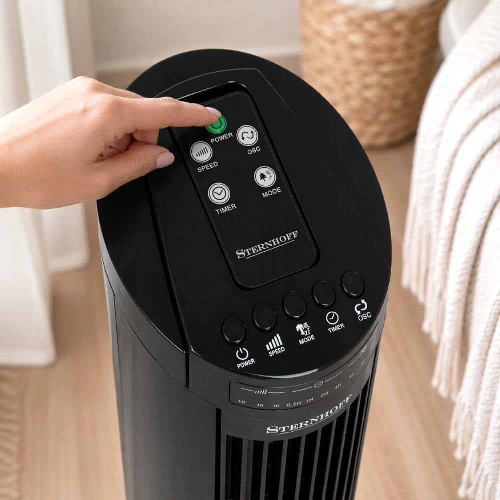 POWERFUL COLUMN FAN STANDING FLOOR FAN ADJUSTABLE SILENT REMOTE CONTROL Fan type column