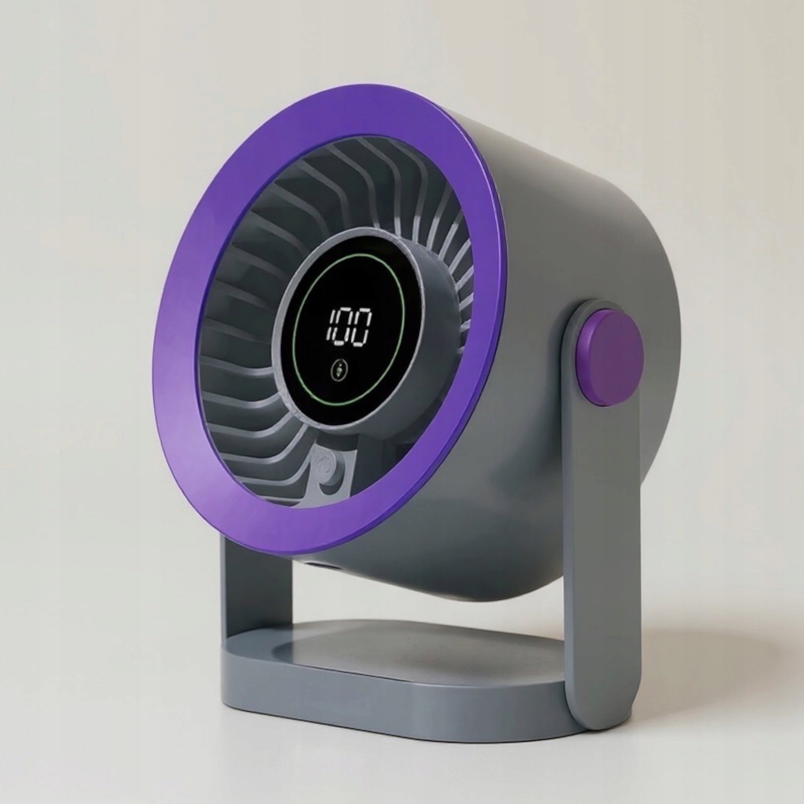 POWERFUL DESK FAN HOME Mini TABLE FAN QUIET USB-C LCD Fan type table