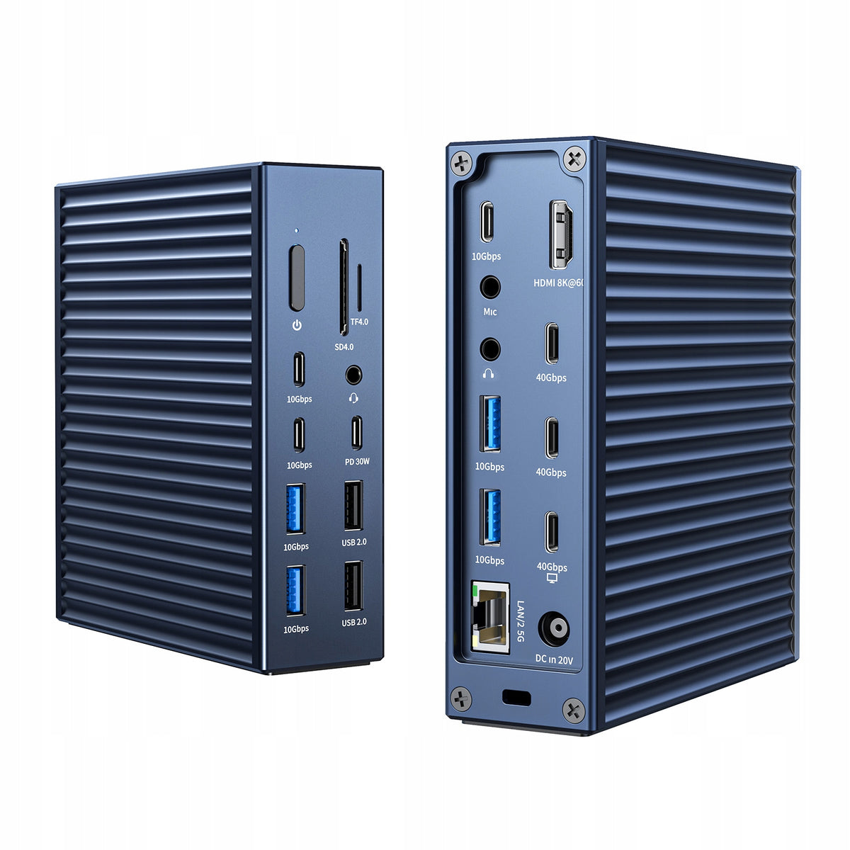 POWERFUL DOCKING STATION 21in1 ACASIS DS-9007 THUNDERBOLT 4 40Gbps macOS Win