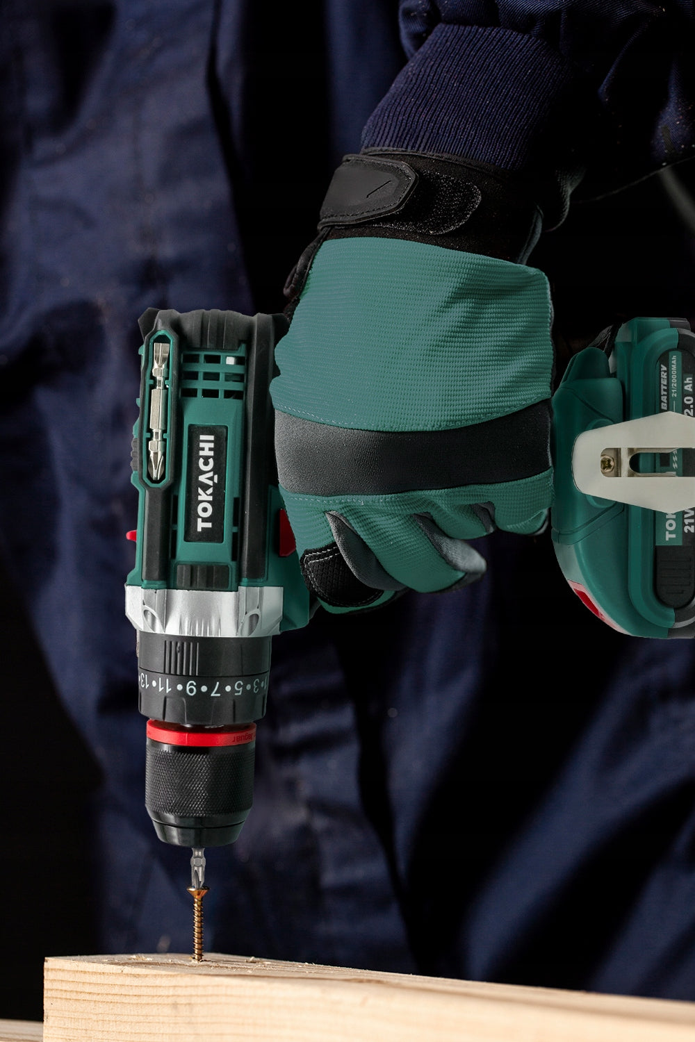 POWERFUL DRILL CORDLESS IMPACT DRIVER 2xAKU DRILL 21V SUITCASE Voltage (V) 21 V