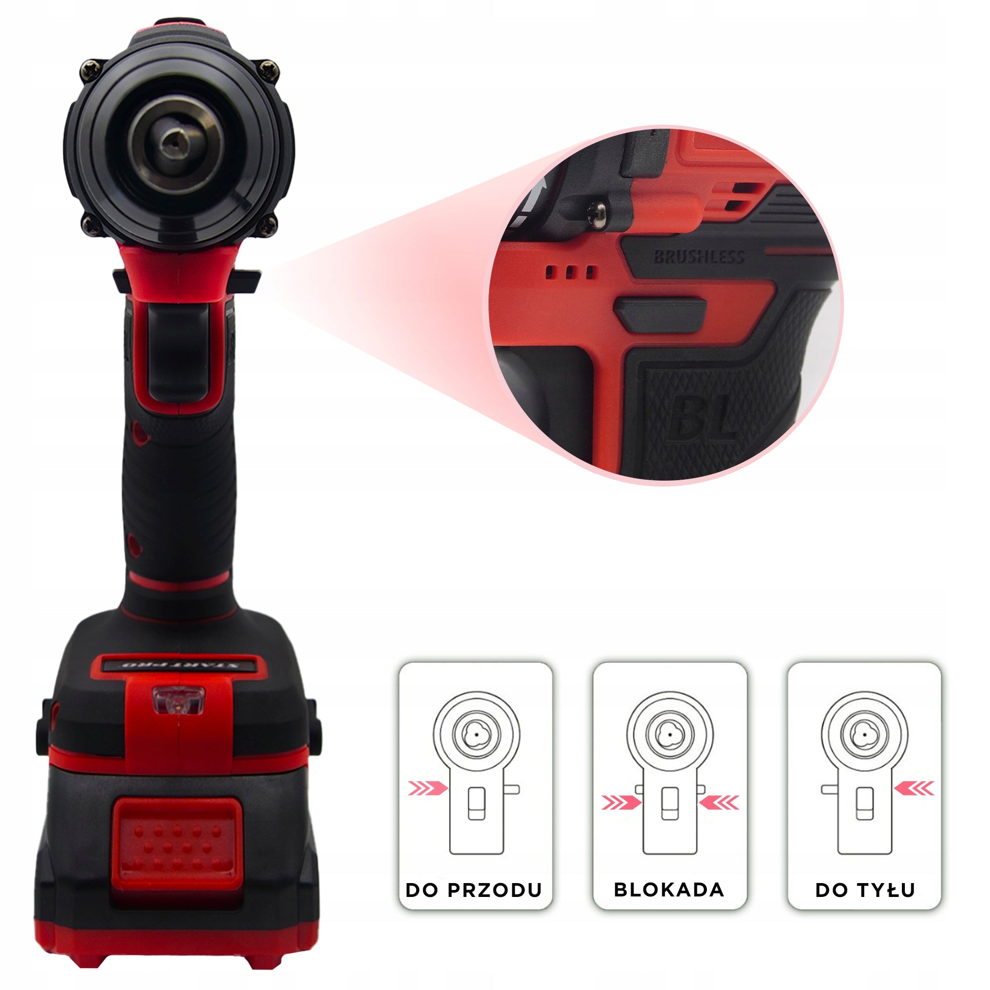 POWERFUL DRILL CORDLESS SCREWDRIVER 2X AKU 20V 45Nm SUITCASE Power supply rechargeable battery