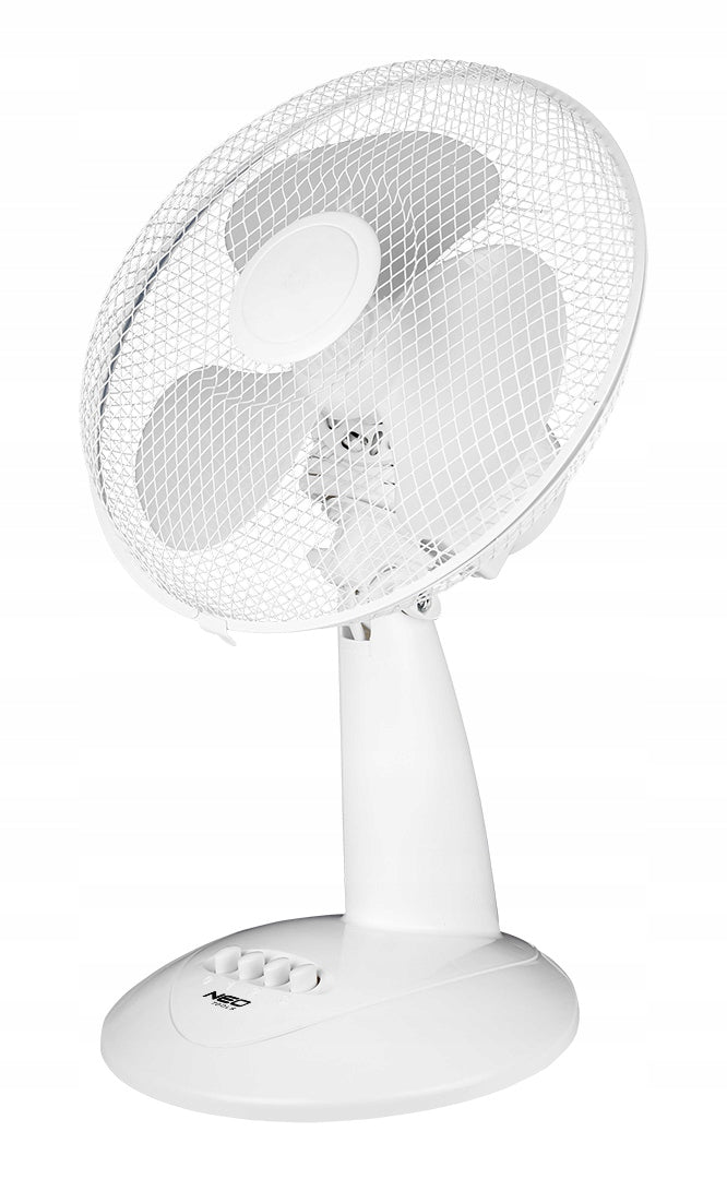 POWERFUL Desk Fan White 40cm Diameter 45W Table Fan Brand NEO TOOLS