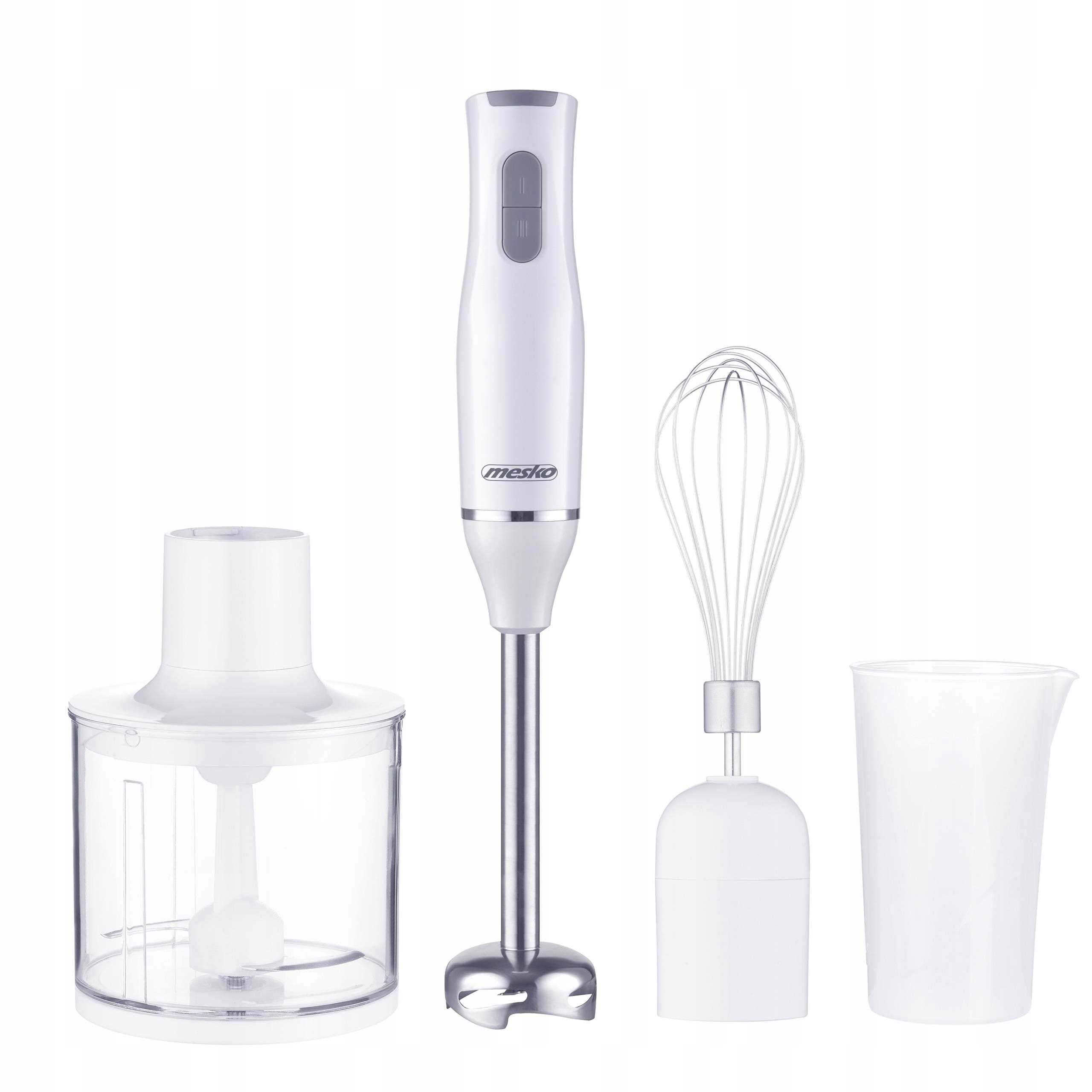 POWERFUL HAND BLENDER MULTIFUNCTIONAL STEEL BLADES WHISK SHREDDER Packaging status original