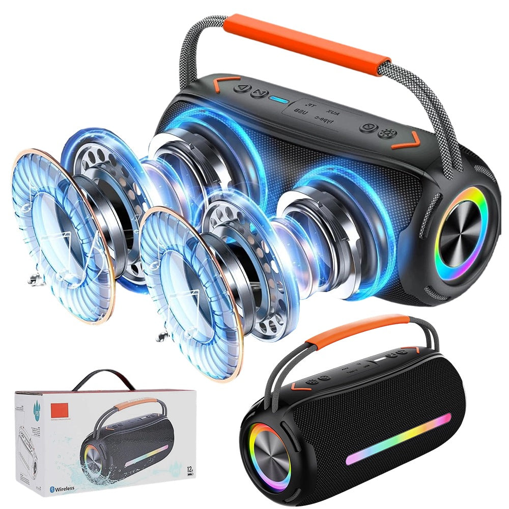 POWERFUL MOBILE SPEAKER WIRELESS BLUETOOTH POWERBANK 20W STEREO RGB IPX6