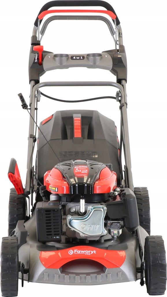 POWERFUL PETROL MOWER SIDE DISCUSSION 51cm STEEL Basket capacity 65 l