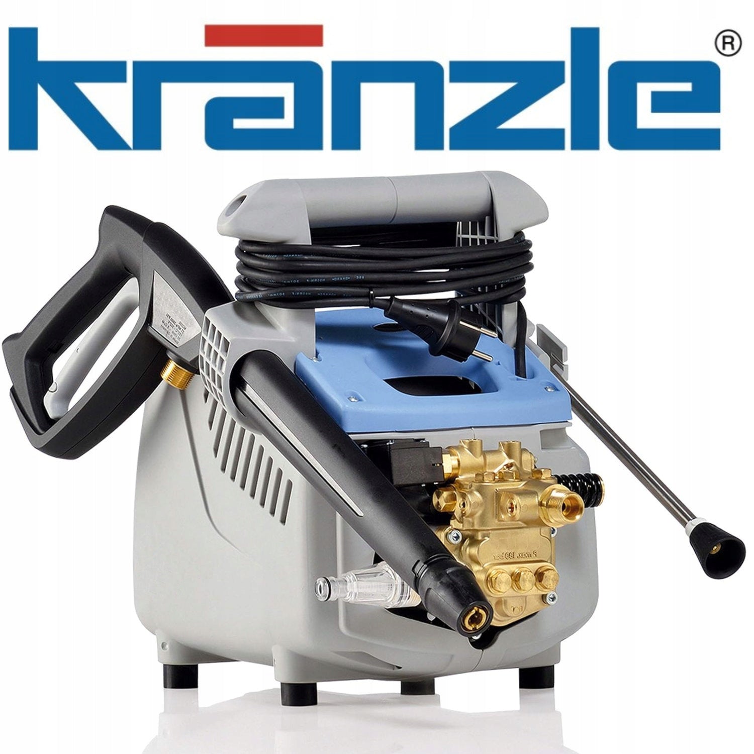 POWERFUL PRESSURE WASHER KRANZLE K 1050 P - 49501, 230V, 130BAR, POWER NOZZLE Manufacturer code 49501