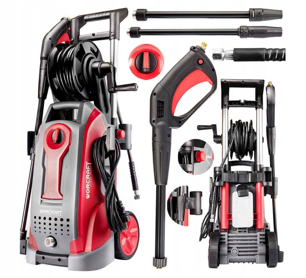 POWERFUL Pressure Washer 2100W 165 bar 7,5 l/min auto-stop GIFT for DAD
