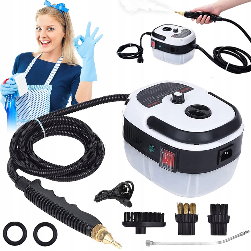 POWERFUL STEAM CLEANER 1500W CLEANER HIGH TEMPERATURE STEAMER WHITE