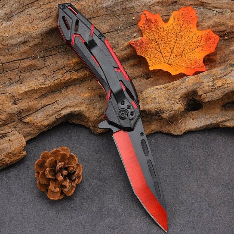 POWERFUL SURVIVAL HUNTING KNIFE FOLDING MILITARY TACTICAL Packaging status original