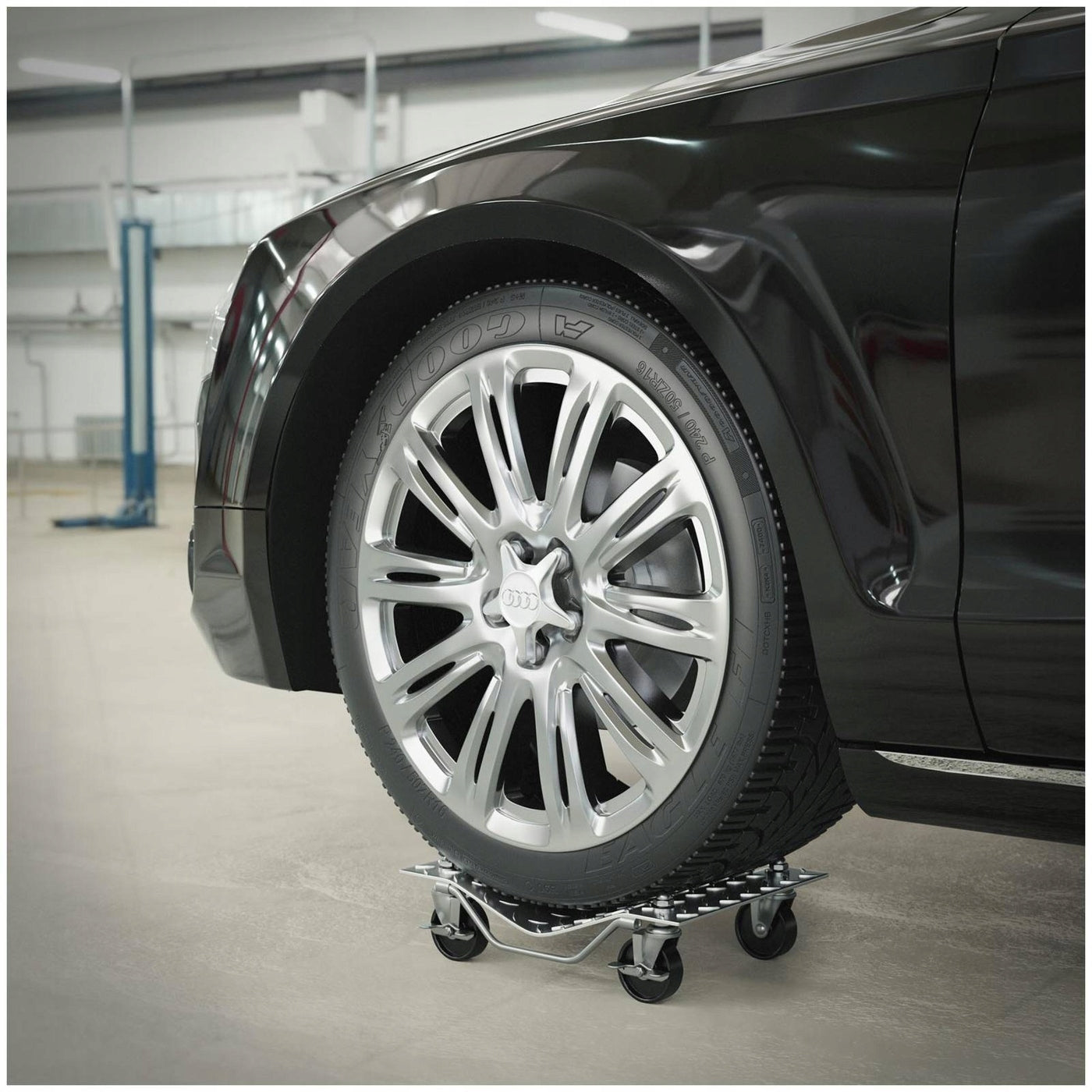 POWERFUL TROLLEY FOR VEHICLES UNDER WHEELS 680 kg STEEL x2 Manufacturer code MSW-HR-680