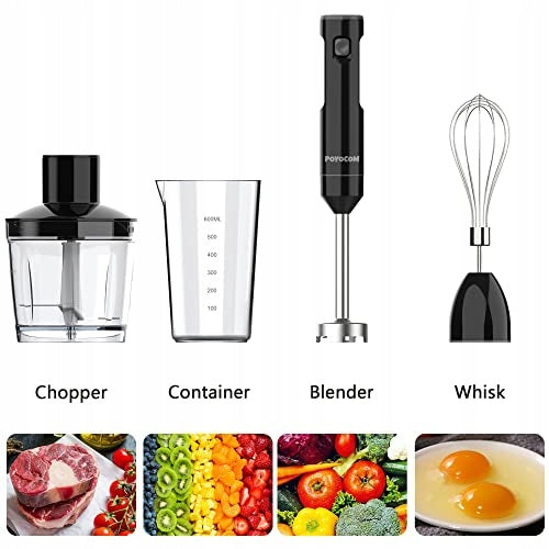 POYOCOM Wireless Hand Blender With Container 600ml For Smoothie Brand no brand