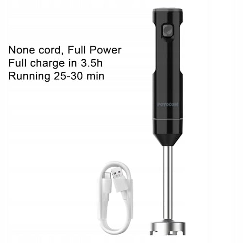 POYOCOM Wireless Hand Blender With Container 600ml For Smoothie Packaging status original