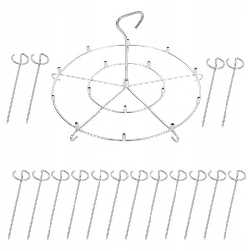 PRACTICAL RACK FOR SKEWERS FOR BAKING IN THE AIR FRYER Manufacturer code NA