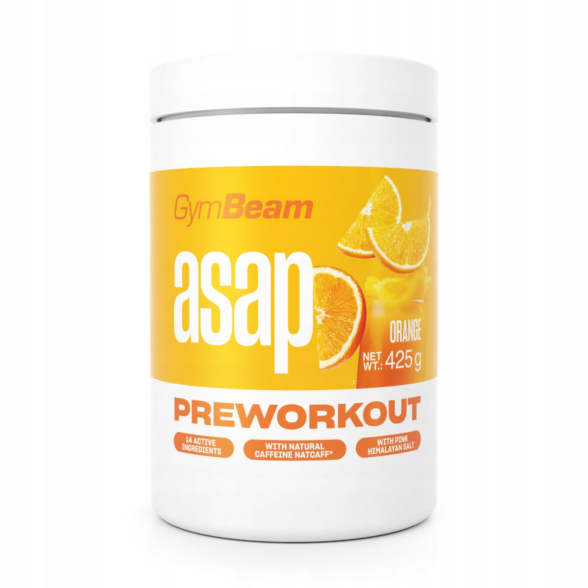 PRE-WORKOUT ASAP ENERGY CITRULLINE GymBeam orange 425 g