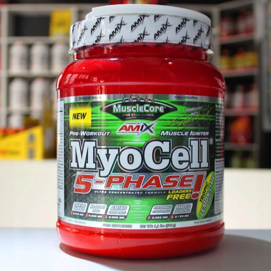 PRE-WORKOUT Amix - PUMP ARGININE AAKG Citrulline Creatine Focus Packaging status original