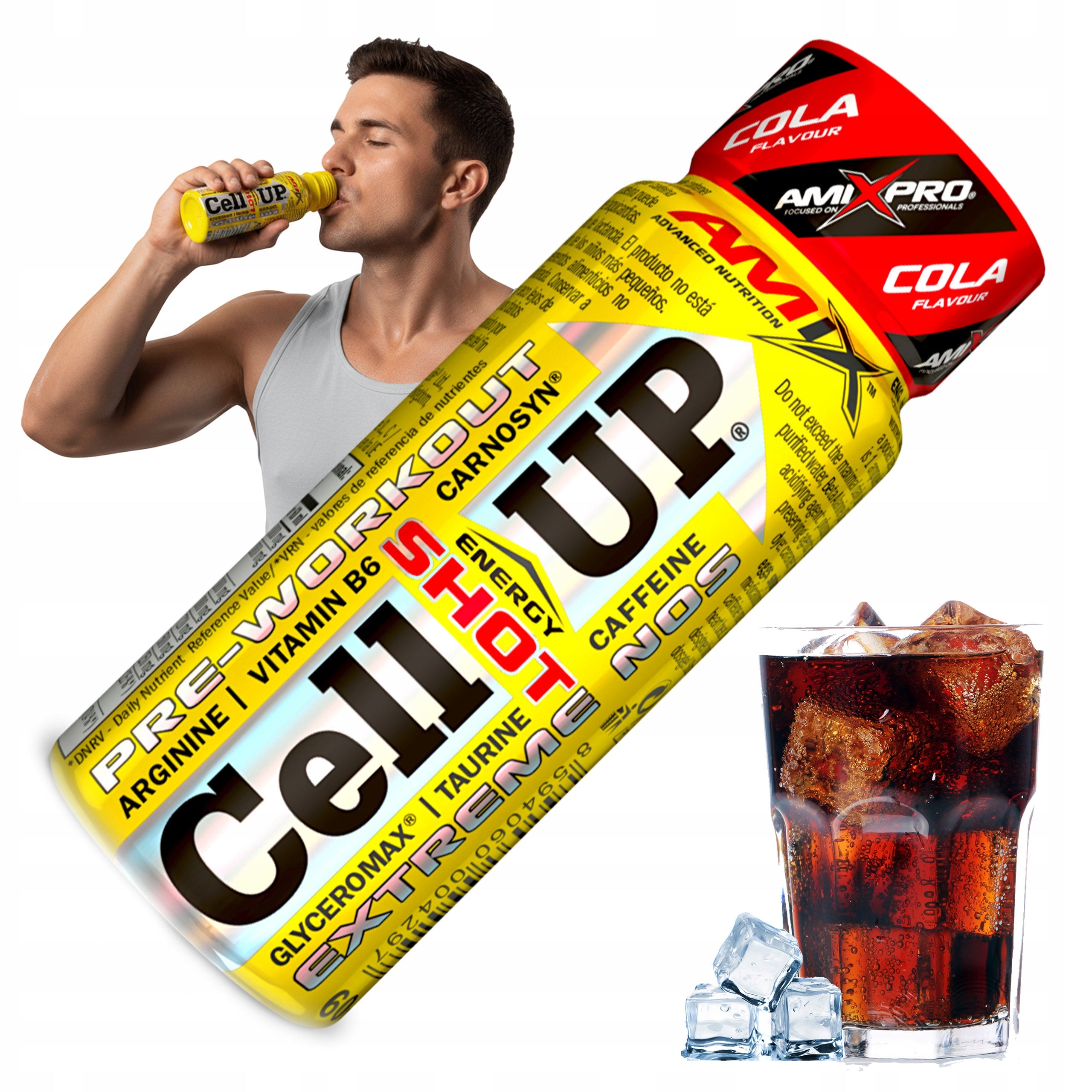 PRE-WORKOUT, PRE-WORKOUT SHOT Strong PUMP FOCUS STRENGTH FITNESS