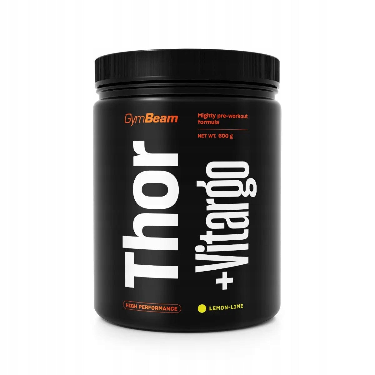 PRE-WORKOUT PREWORKOUT THOR FUEL PUMP STRENGTH POWER GymBeam 600g lemon