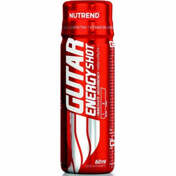 PRE-WORKOUT SHOT stimulation energy NUTREND GUTAR energy shot 60ml Manufacturer code 8594073175304