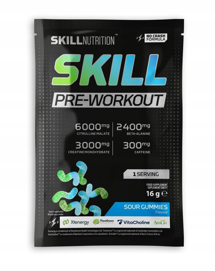 PRE-WORKOUT SKILL PRE-WORKOUT Citrulline 16G (1 SACHET) SKILL