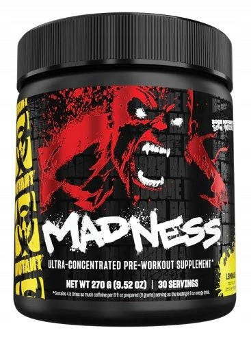 PRE-WORKOUT beta alanine strength power MUTANT Madness 270g Fruit Punch