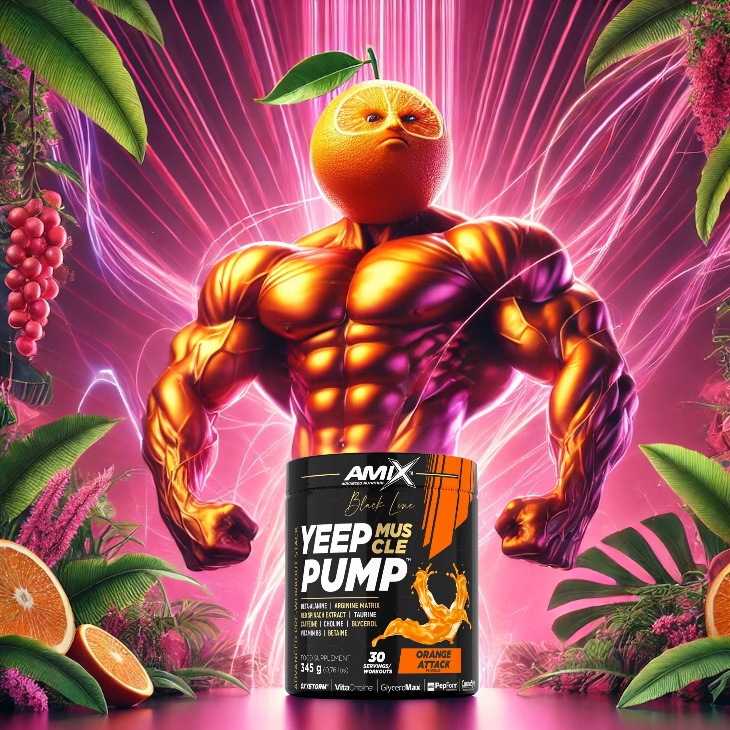 PRE-WORKOUT in Sachets Caffeine Pump Strength Focus Expiration date at least six months from the date of purchase