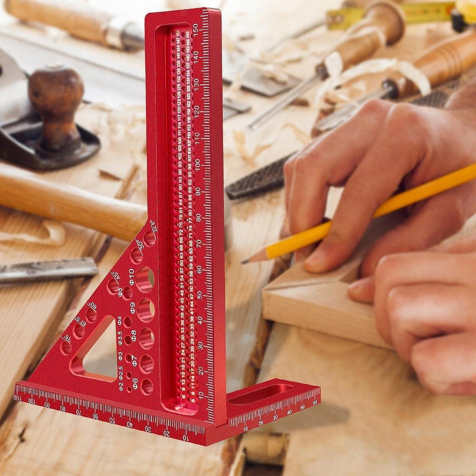 PRECISION ALUMINIUM JOINERY ANGLE FOR WOOD MEASUREMENT AND MARKING Brand no brand